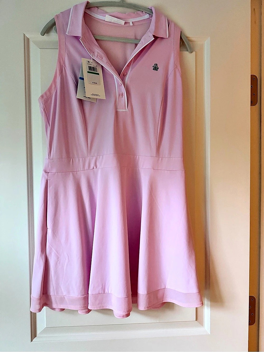 Original Penguin Women's Sleeveless Veronica Golf Dress Pink